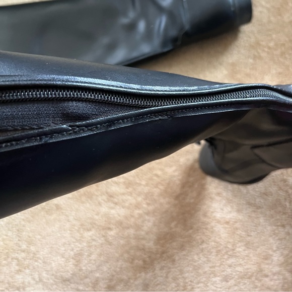 Women's Equestrian Horse Riding Boots Zip Black Lace Up Size US 7.5 European 38 - Picture 6 of 15